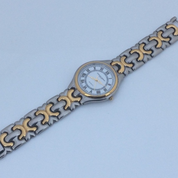 CHARLES HUBERT PARIS Women Watch Silver Gold Tone - Picture 6 of 8